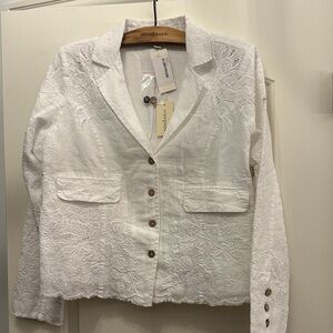 Sundance Ivory Embroidered Jacket